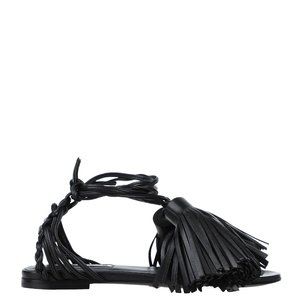 Jil Sander Tassel Tie Sandals